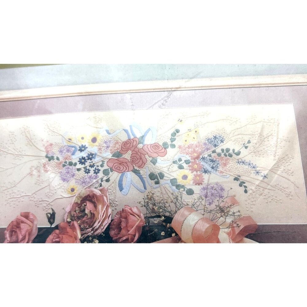 Colonial Bouquet Candlewicking Kit 80210 26" X 10" 100% Cotton Thread/Fabric & I